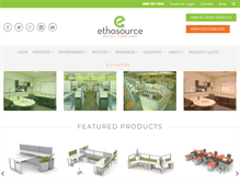 Tablet Screenshot of ethosource.com
